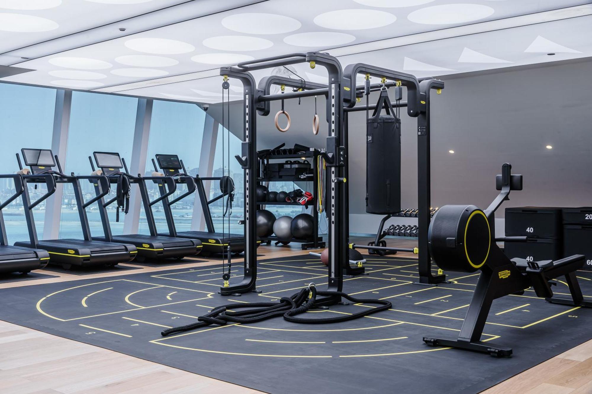 Hotel Fairmont Doha à Lusail Extérieur photo The gym at the 2012 London Olympics