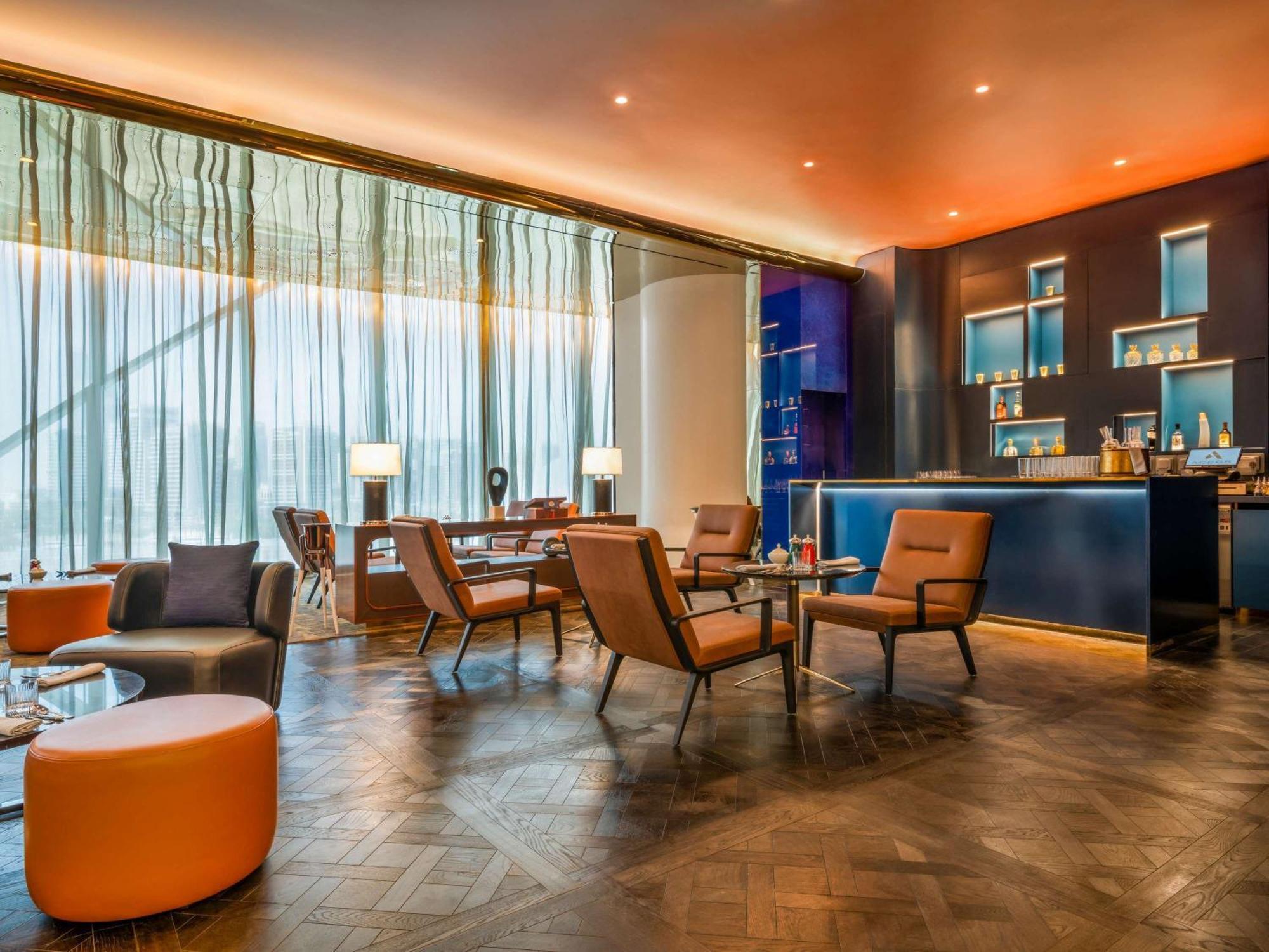 Hotel Fairmont Doha à Lusail Extérieur photo The Club Lounge at the hotel