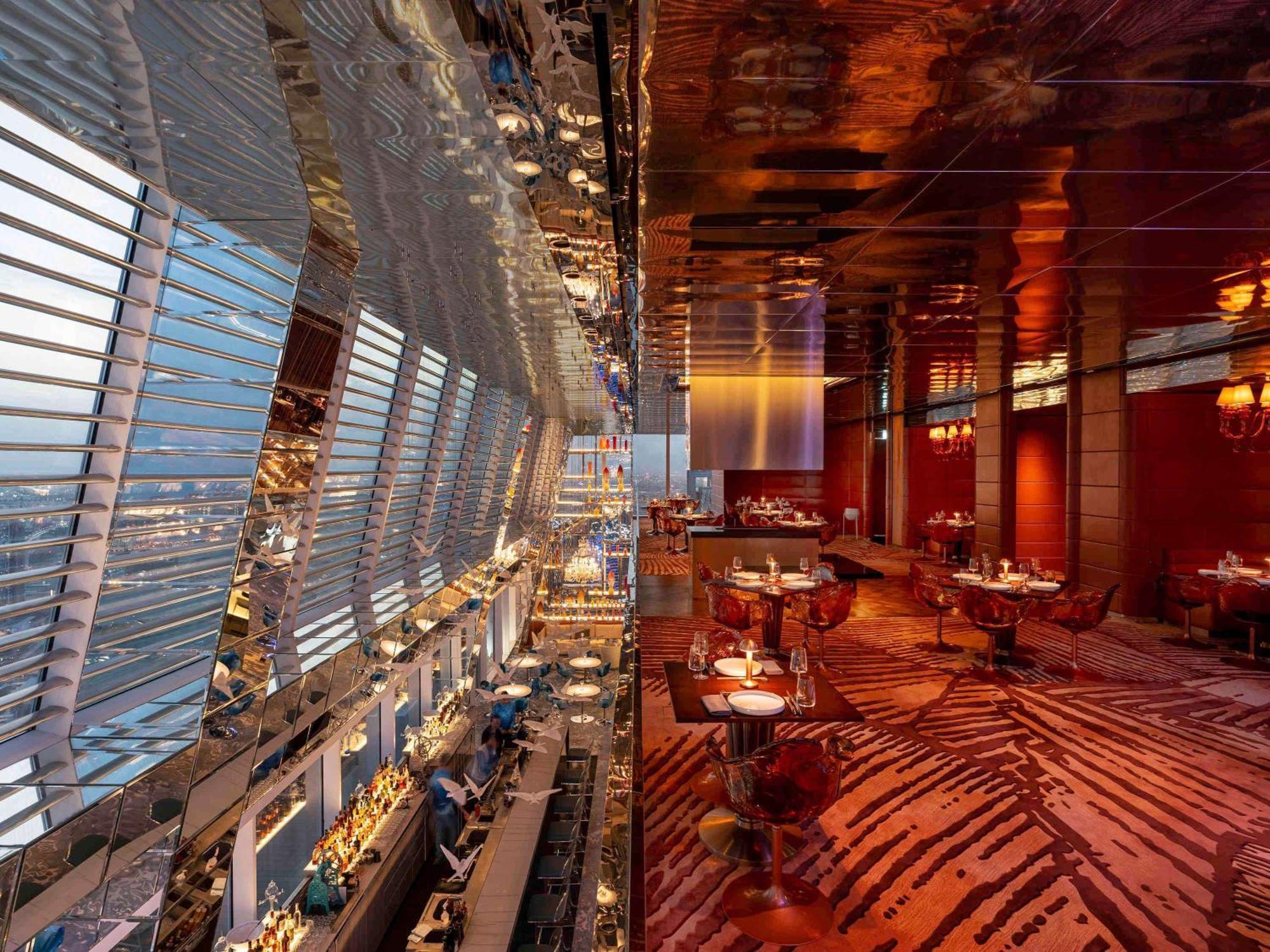 Hotel Fairmont Doha à Lusail Extérieur photo The interior of the restaurant