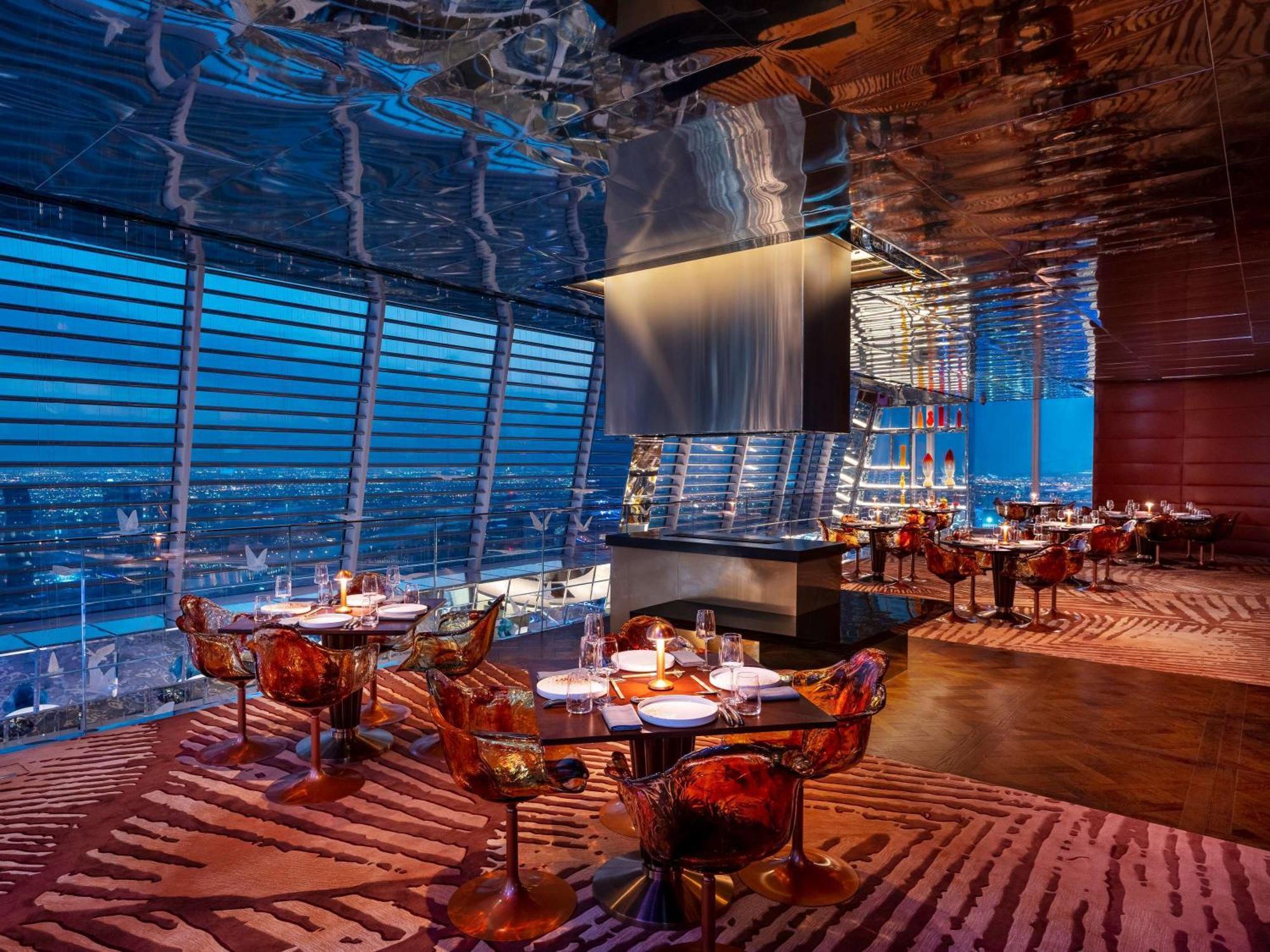 Hotel Fairmont Doha à Lusail Extérieur photo The interior of the restaurant